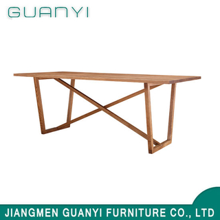 Mesa de comedor de muebles de madera simple de ceniza