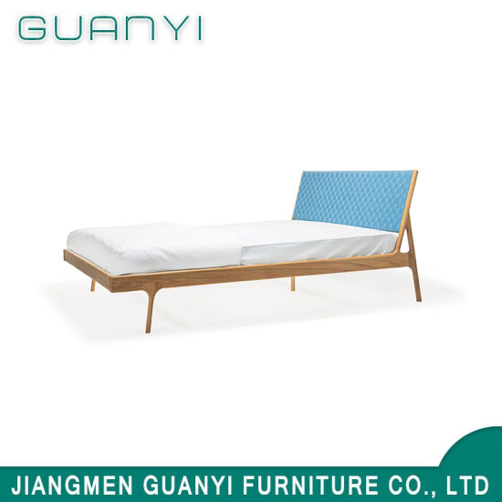 2018 King Tamaño Dormitorio de madera Muebles de cama doble cama