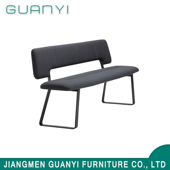 Diseño de moda Metal Pierna suave Cojín Muebles Silla de hotel Bancos