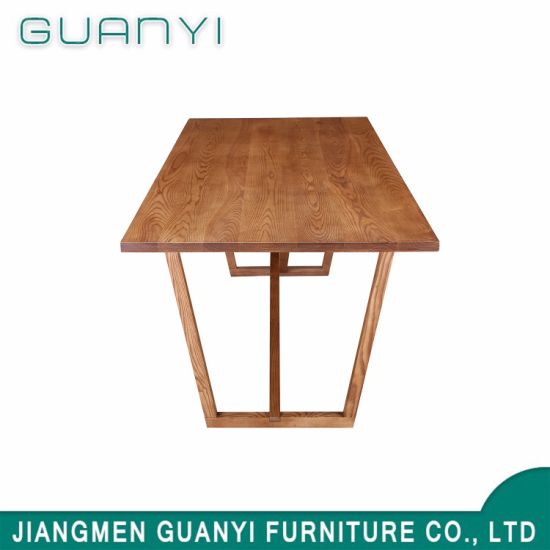 2019 Mobiliario moderno de mesa de comedor de madera